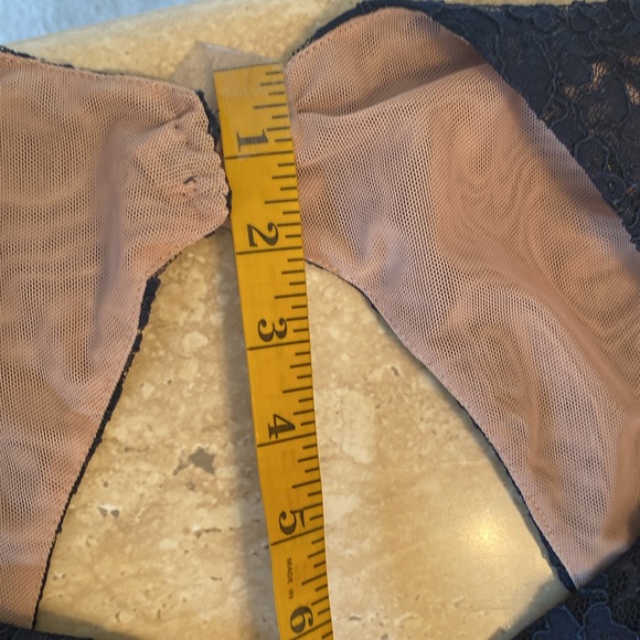 Ralph Lauren, navy lace evening gown,excellent condition, see measurements below - Picture 13 of 16